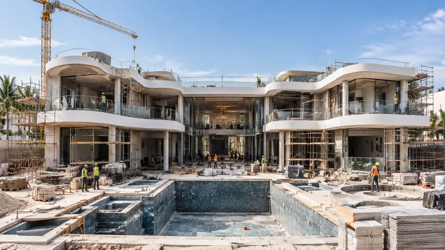 Luxury villa architecture